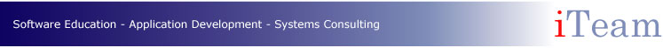 iTeam, Software Education - Application Development - Systems Consulting